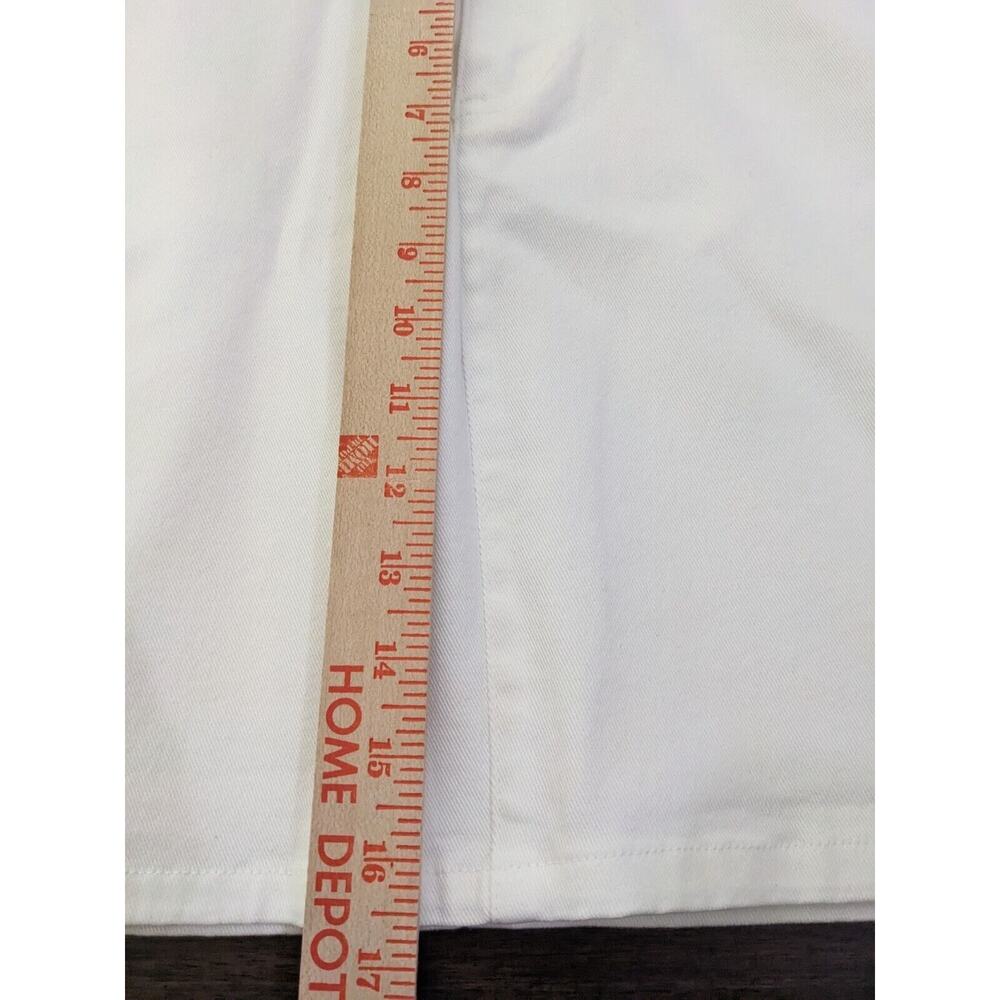 Women's GAP FACTORY STORE HIP-HUGGER STRETCH White Denim Jeans Mini Skirt 10 New - Picture 3 of 5
